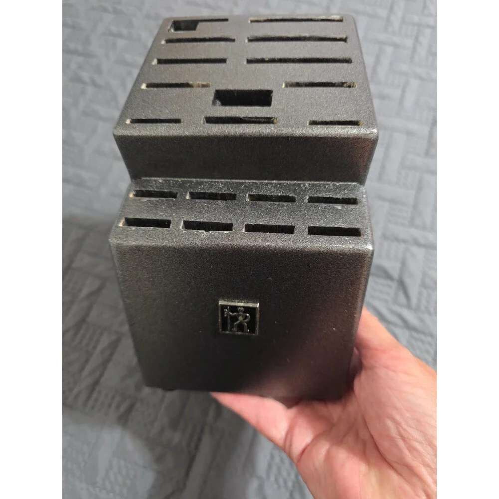 J. A. Henckels Knife Storage Block 20 Slot Charcoal Black Kitchen Block Only